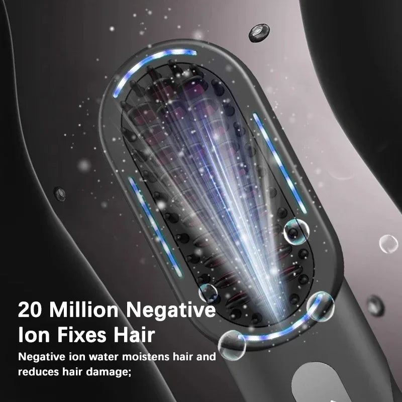 Portable Wireless Rechargeable Hair Straightener Comb